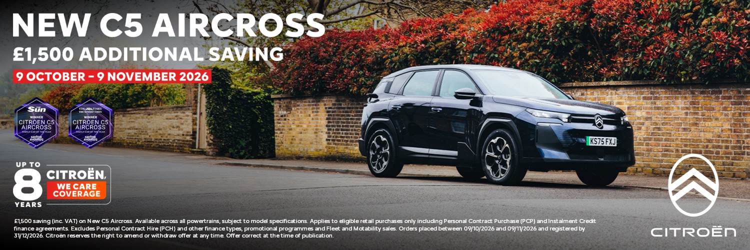 New C5 Aircross Banner